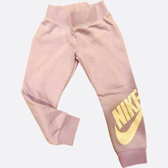 Nike Joggers Lavender Sweatpants Toddler Size 4 XS - Picture 1 of 8